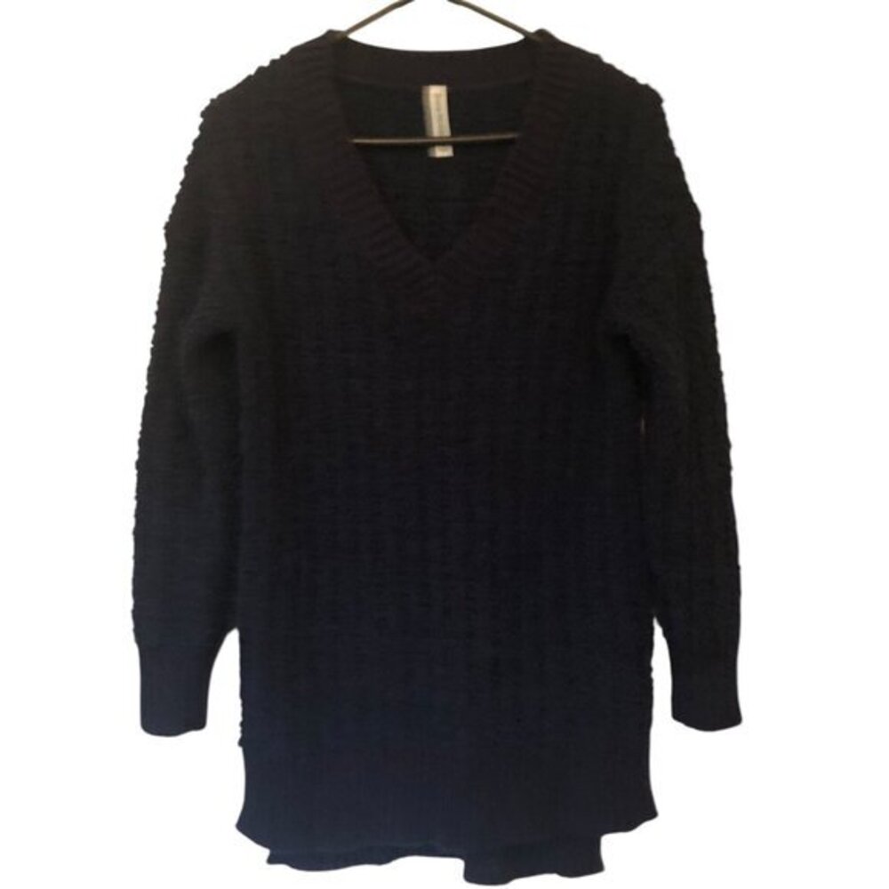 Zenana Premium navy chunky-knit sweater sz S